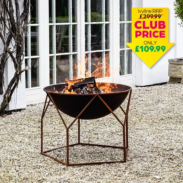 Buckingham Fire Bowl - Rust or Black