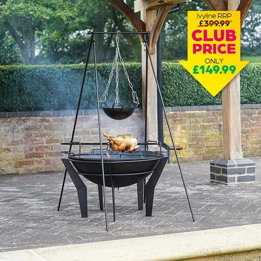 Kendal Fire Bowl - Black
