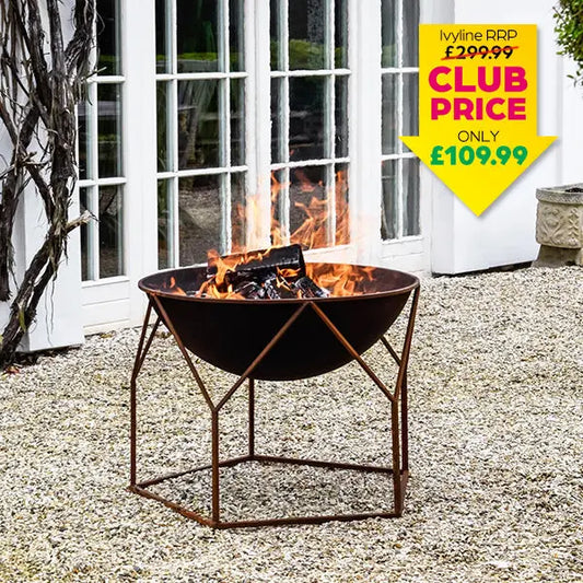 Buckingham Fire Bowl - Rust or Black
